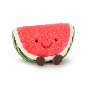 HUGE Jellycat Amuseable Watermelon 24 CM X 39 CM, Jellycat USA | AO8437512