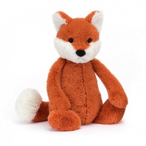 HUGE Jellycat Bashful Fox Cub 51 CM X 21 CM, Jellycat USA | VB1523097