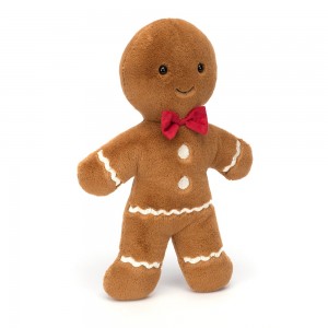 HUGE Jellycat Jolly Gingerbread Fred 52 CM X 21 CM, Jellycat USA | RY7196350