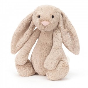 HUGE Jellycat Personalised Bashful Beige Bunny 51 CM X 21 CM, Jellycat USA | YG1769048