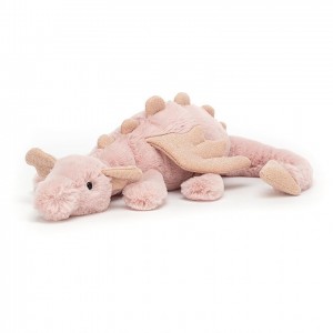 HUGE Jellycat Rose Dragon 19 CM X 66 CM, Jellycat USA | LW6598714