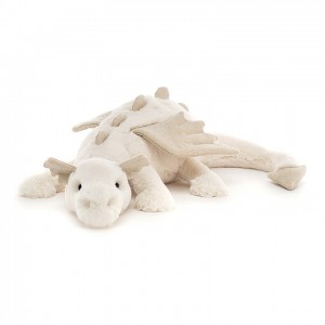 HUGE Jellycat Snow Dragon 19 CM X 66 CM, Jellycat USA | OG8475602