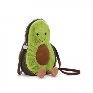 Jellycat Amuseable Avocado Bag 29 CM X 15 CM, Jellycat USA | ET9385720