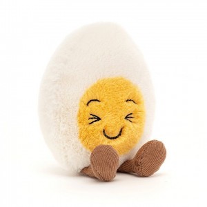 Jellycat Amuseable Boiled Egg Laughing 14 CM X 8 CM, Jellycat USA | UO5914073