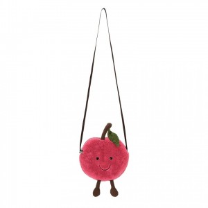 Jellycat Amuseable Cherry Bag 24 CM X 20 CM, Jellycat USA | NK8052193