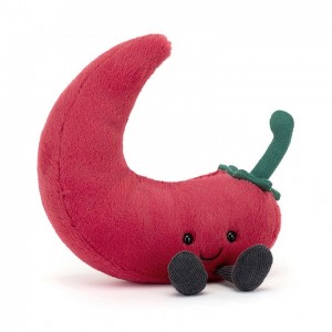 Jellycat Amuseable Chilli Pepper 17 CM X 13 CM, Jellycat USA | ZR2159348