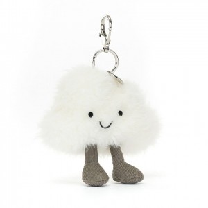 Jellycat Amuseable Cloud Bag Charm 15 CM X 13 CM, Jellycat USA | UC1564308