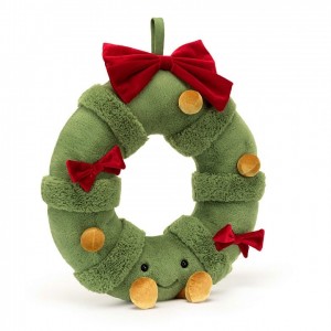 Jellycat Amuseable Decorated Christmas Wreath 44 CM X 37 CM, Jellycat USA | TM7920146