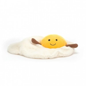 Jellycat Amuseable Fried Egg 5 CM X 27 CM, Jellycat USA | BM7130845