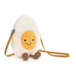 Jellycat Amuseable Happy Boiled Egg Bag 30 CM X 18 CM, Jellycat USA | YS5729384