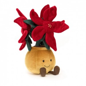 Jellycat Amuseable Poinsettia 24 CM X 11 CM, Jellycat USA | EB0514297