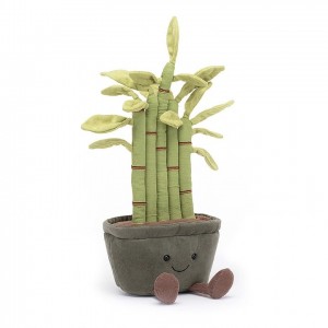 Jellycat Amuseable Potted Bamboo 30 CM X 13 CM, Jellycat USA | OD7836950