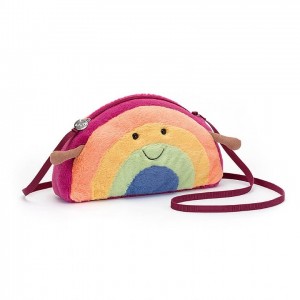 Jellycat Amuseable Rainbow Bag 13 CM X 25 CM, Jellycat USA | UZ5641987