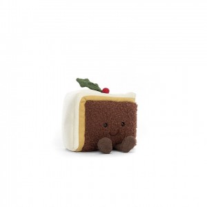 Jellycat Amuseable Slice of Christmas Cake 10 CM X 12 CM, Jellycat USA | OB8650139