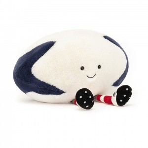 Jellycat Amuseable Sports Rugby Ball 23 CM X 29 CM, Jellycat USA | IS6230584