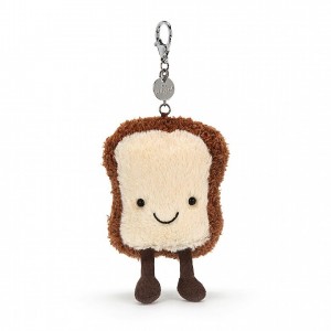 Jellycat Amuseable Toast Bag Charm 14 CM X 10 CM, Jellycat USA | PM0957142