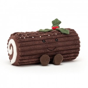 Jellycat Amuseable Yule Log 13 CM X 21 CM, Jellycat USA | PG8061954