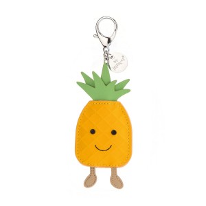 Jellycat Amuseables Pineapple Keychain 6 CM X 5 CM, Jellycat USA | OM2763405