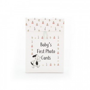 Jellycat Baby's First Bashful Puppy Photo Cards 16 CM X 2 CM, Jellycat USA | CH0571426