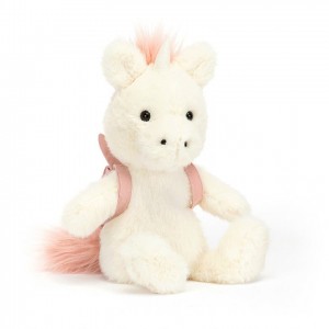 Jellycat Backpack Unicorn 22 CM X 10 CM, Jellycat USA | DW2541789