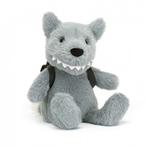 Jellycat Backpack Wolf 22 CM X 10 CM, Jellycat USA | KG0529167