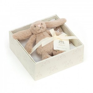 Jellycat Bashful Beige Bunny Gift Set 18 CM X 18 CM, Jellycat USA | TU5164738