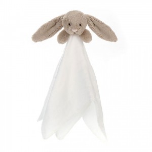 Jellycat Bashful Beige Bunny Muslin Soother 40 CM X 5 CM, Jellycat USA | OT9543067