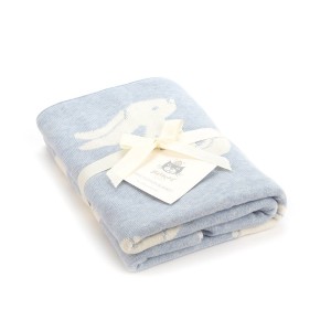 Jellycat Bashful Blue Bunny Blanket 102 CM X 76 CM, Jellycat USA | KX5368907