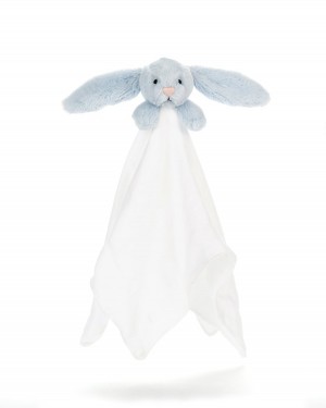 Jellycat Bashful Blue Bunny Muslin Soother 40 CM X 5 CM, Jellycat USA | KQ4709368