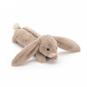 Jellycat Bashful Bunny Beige Long Bag 7 CM X 24 CM, Jellycat USA | BT5249073