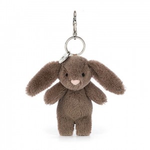 Jellycat Bashful Bunny Truffle Bag Charm 17 CM X 4 CM, Jellycat USA | WY1267389