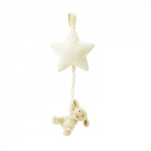 Jellycat Bashful Lamb Star Musical Pull 28 CM, Jellycat USA | HR2349786