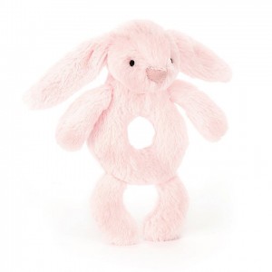 Jellycat Bashful Pink Bunny Grabber 18 CM X 7 CM, Jellycat USA | ZH3897421