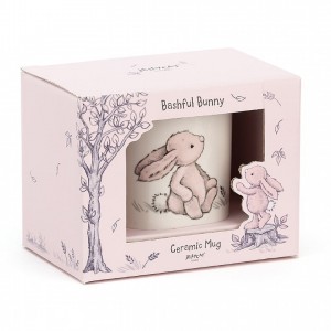 Jellycat Bashful Pink Bunny Mug 13 CM X 9 CM, Jellycat USA | OK5067489