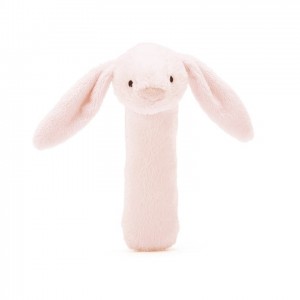 Jellycat Bashful Pink Bunny Squeaker Toy 14 CM, Jellycat USA | VA2985634