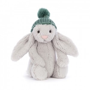 Jellycat Bashful Toasty Bunny Silver 18 CM X 9 CM, Jellycat USA | JN8314972