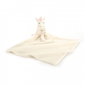 Jellycat Bashful Unicorn Soother 34 CM X 34 CM, Jellycat USA | PU2603895