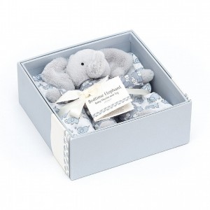 Jellycat Bedtime Elephant Gift Set 18 CM X 18 CM, Jellycat USA | BP3620871