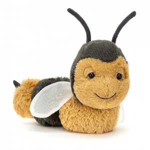 Jellycat Berta Bee 10 CM X 16 CM, Jellycat USA | UO8536024