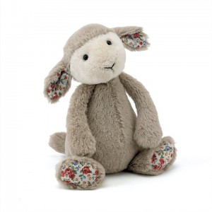 Jellycat Blossom Bashful Beige Lamb 31 CM, Jellycat USA | SX7138904