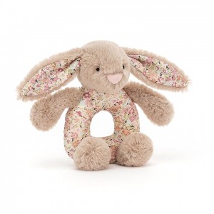 Jellycat Blossom Bea Beige Bunny Grabber 13 CM X 8 CM, Jellycat USA | PJ1489653