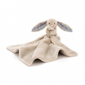 Jellycat Blossom Beige Bunny Soother 34 CM X 34 CM, Jellycat USA | SL6802314