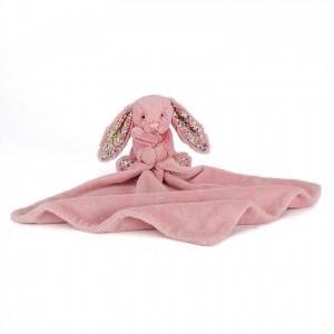 Jellycat Blossom Tulip Bunny Soother 34 CM X 34 CM, Jellycat USA | RL3716209