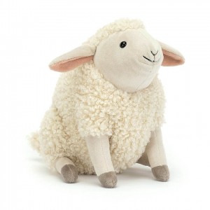 Jellycat Burly Boo Sheep 19 CM X 12 CM, Jellycat USA | UP1047293