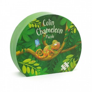 Jellycat Colin Chameleon Puzzle 23 CM X 20 CM, Jellycat USA | IA5207913