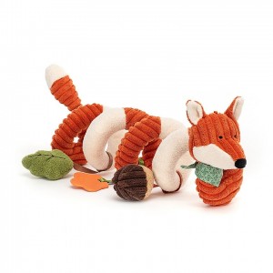 Jellycat Cordy Roy Baby Fox Spiral Activity Toy 13 CM X 12 CM, Jellycat USA | TE5862194