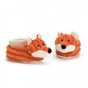 Jellycat Cordy Roy Fox Booties 13 CM, Jellycat USA | DI8642517