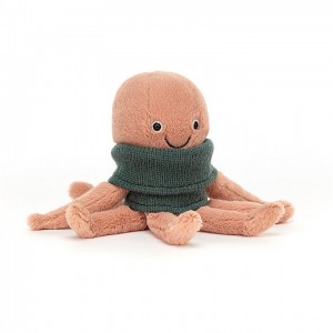 Jellycat Cozy Crew Octopus 13 CM X 17 CM, Jellycat USA | LY3427068