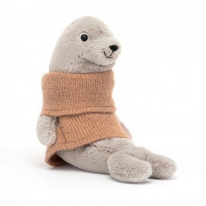 Jellycat Cozy Crew Seal 13 CM X 17 CM, Jellycat USA | JP0984237