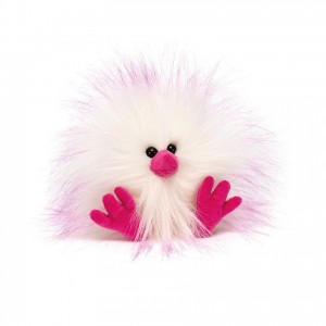 Jellycat Crazy Chick Pink & White 11 CM X 7 CM, Jellycat USA | JD2640758